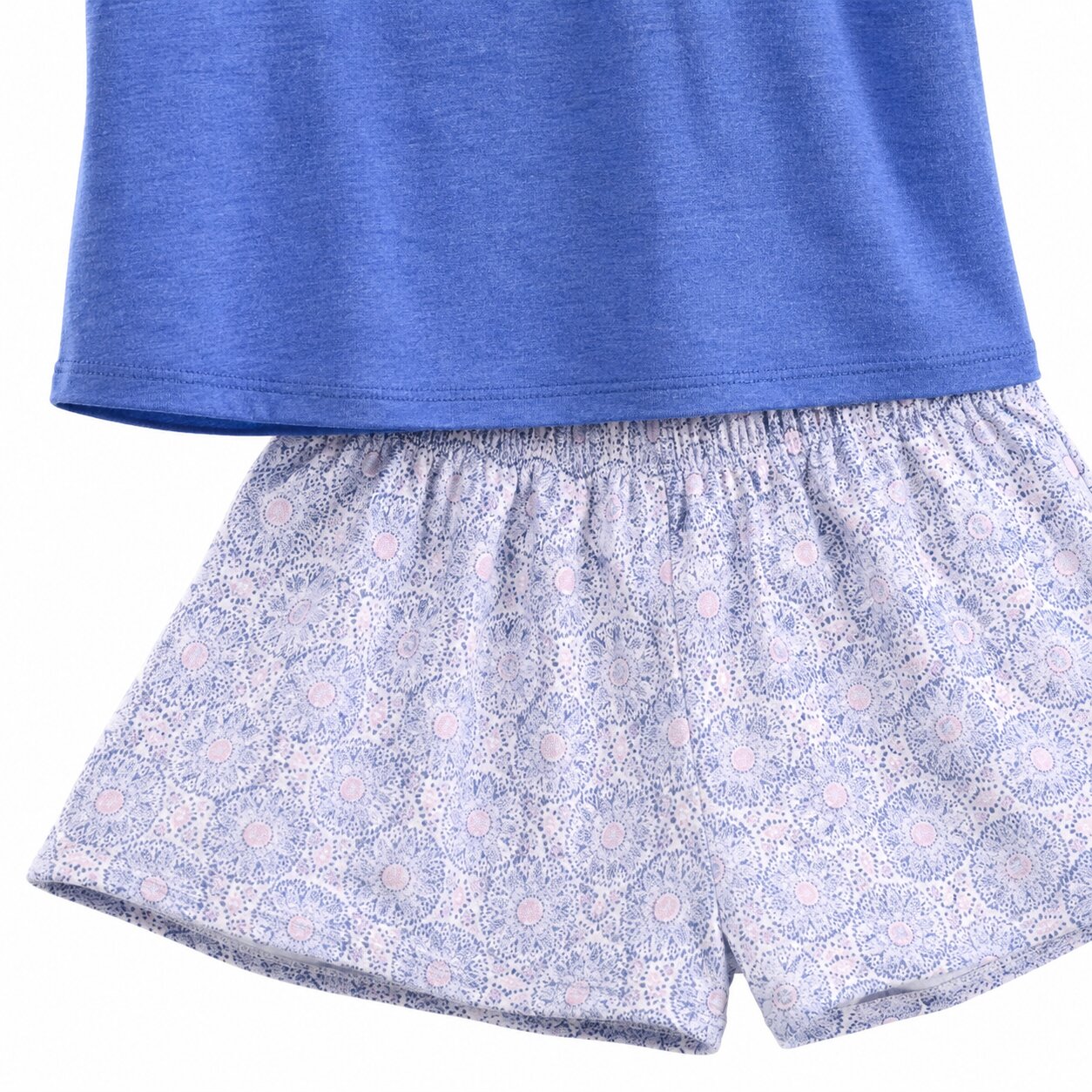 Pyjama d'Été Femme Bleu - 0400006770899