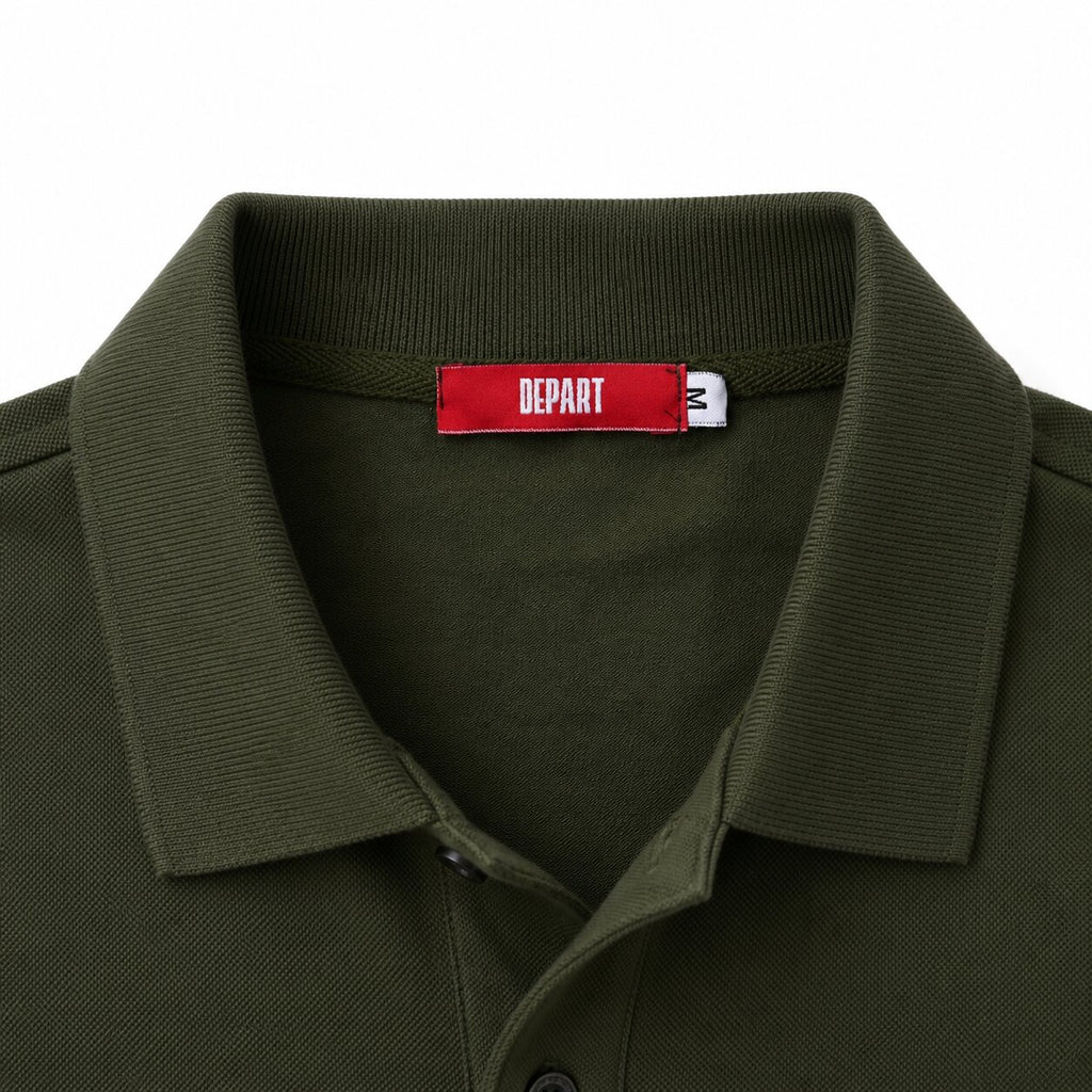Départ T-shirt Homme Polo-Vert - MP251-G23-014414
