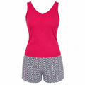 Pyjama d'Été Femme Rose - P-BOULEVARD-ROSE01