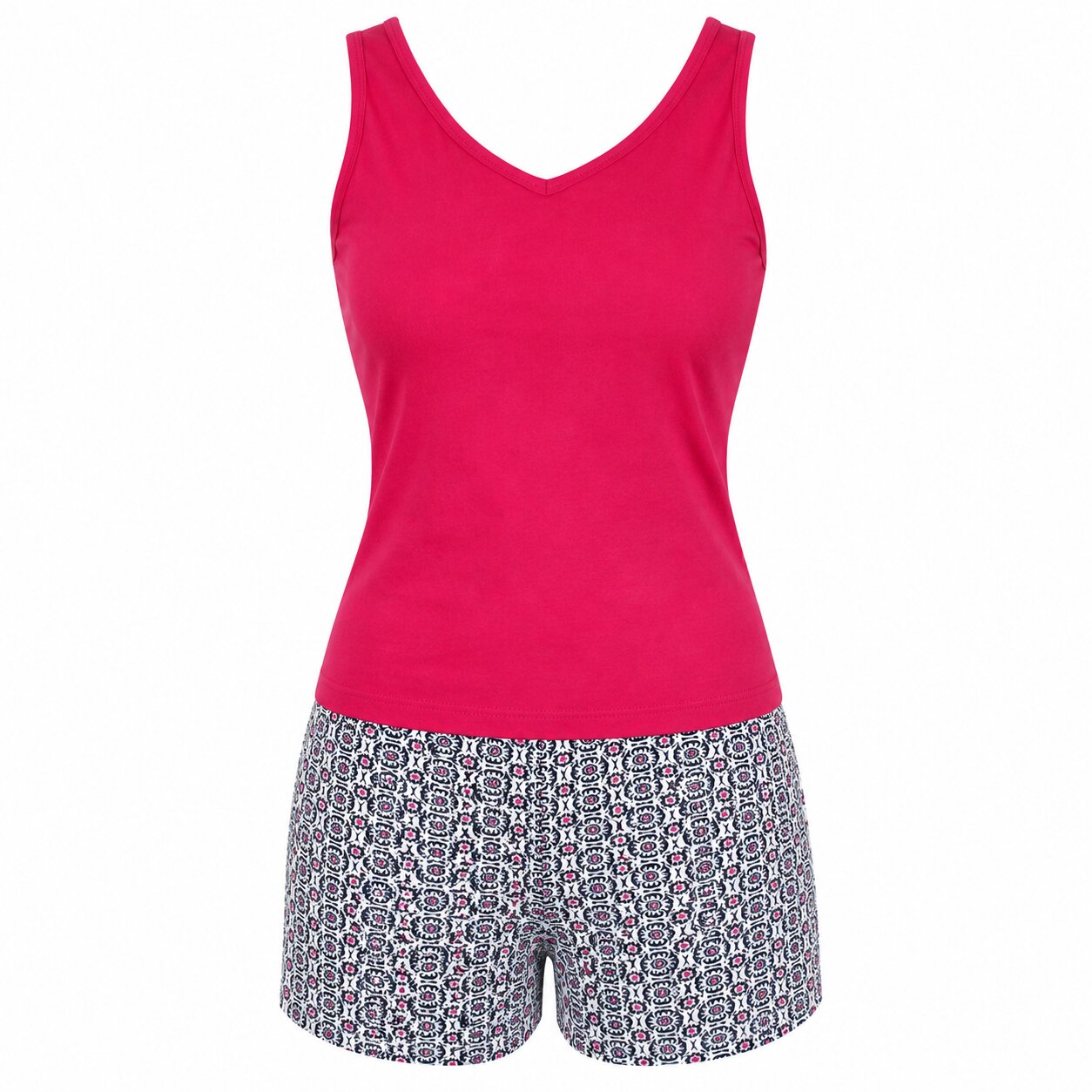 Pyjama d'Été Femme Rose - P-BOULEVARD-ROSE01