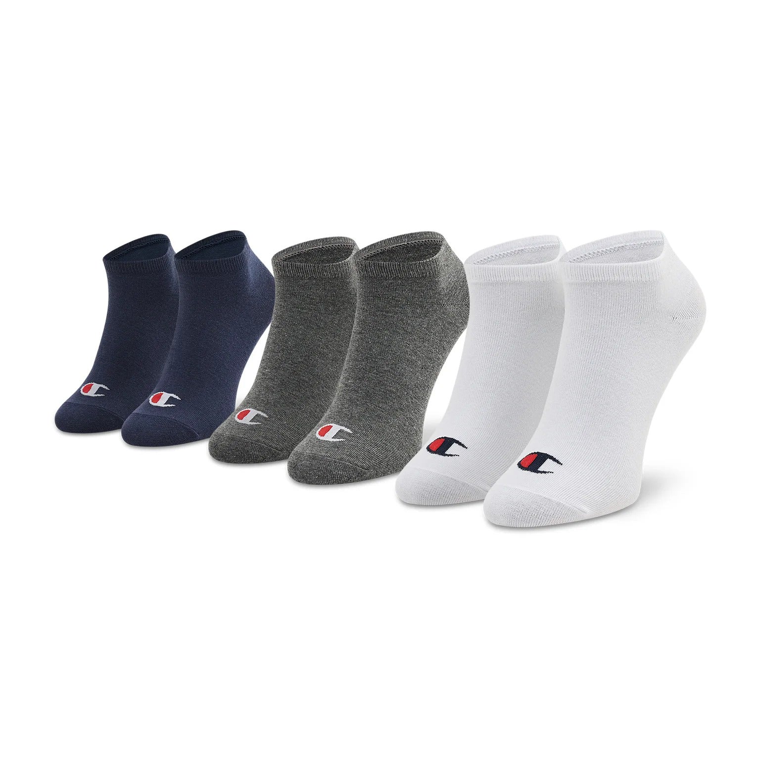 Champion 3-Pack Sneaker Socks Navy-White-Grey - U24560-BS501