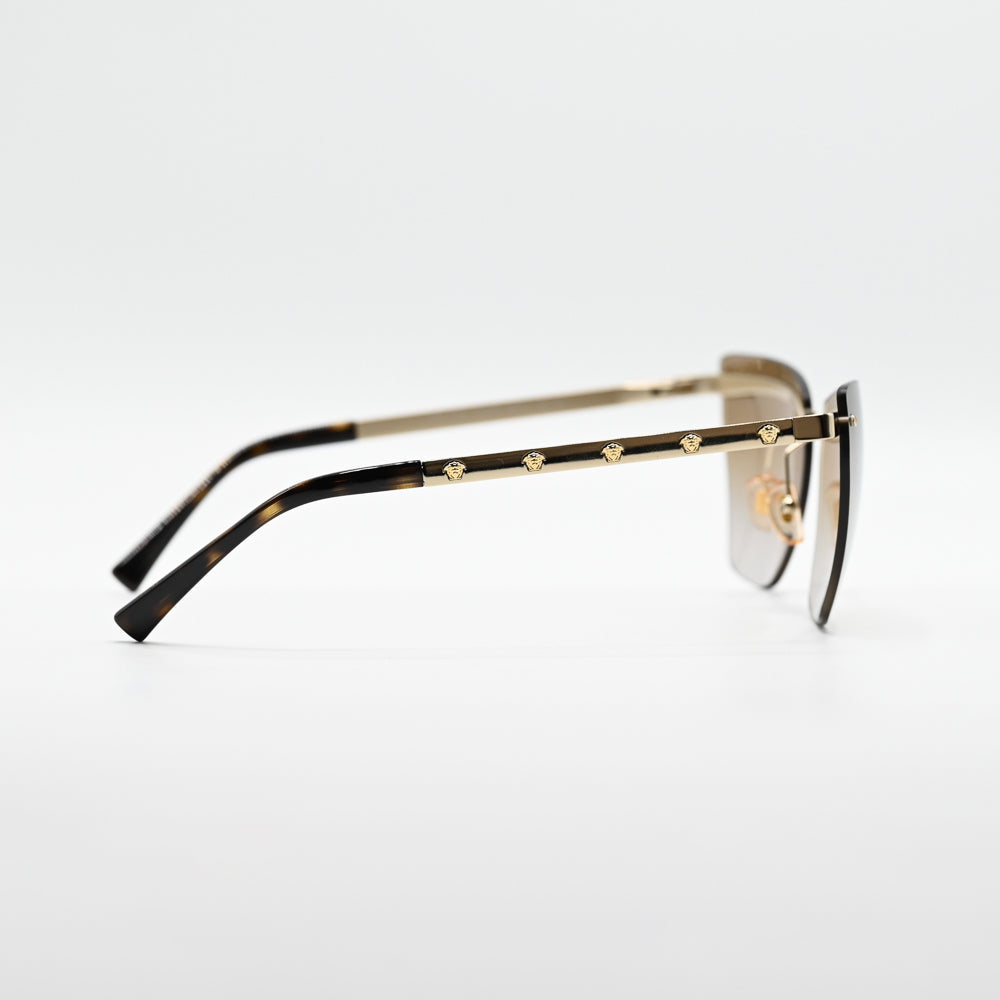 Versace Rimless Metal Sunglasses VE2190 - VE2190 1252/6E
