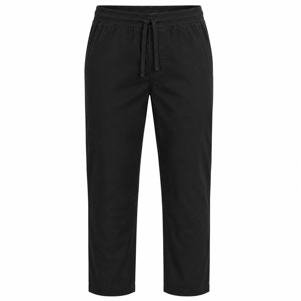 Départ Homme Pantalon en Lin Black - MG191-G21-000869