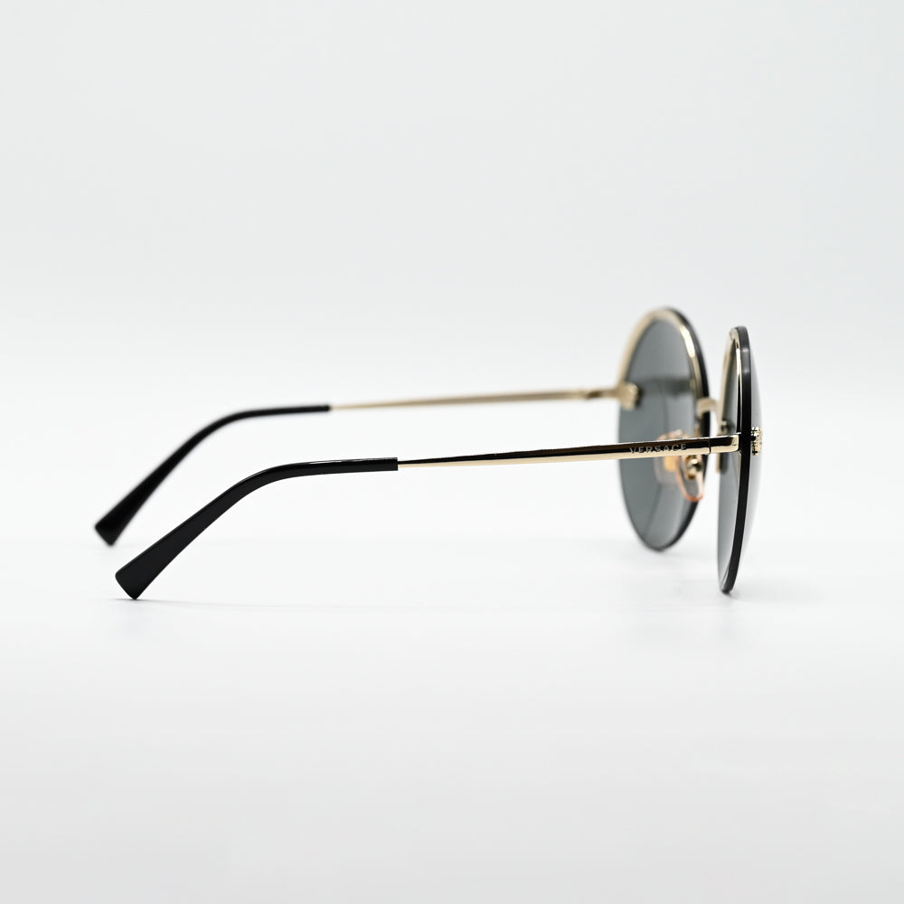 Versace Round Metal Sunglasses VE2176 - VE2176 1252/4T