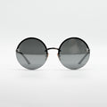 Versace Round Metal Sunglasses VE2176 - VE2176 1000/6G