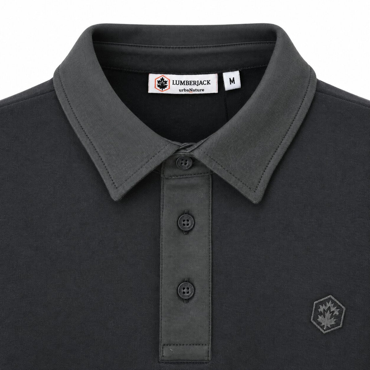 LUMBERJACK POLO LS - LBJ-00507-GRY