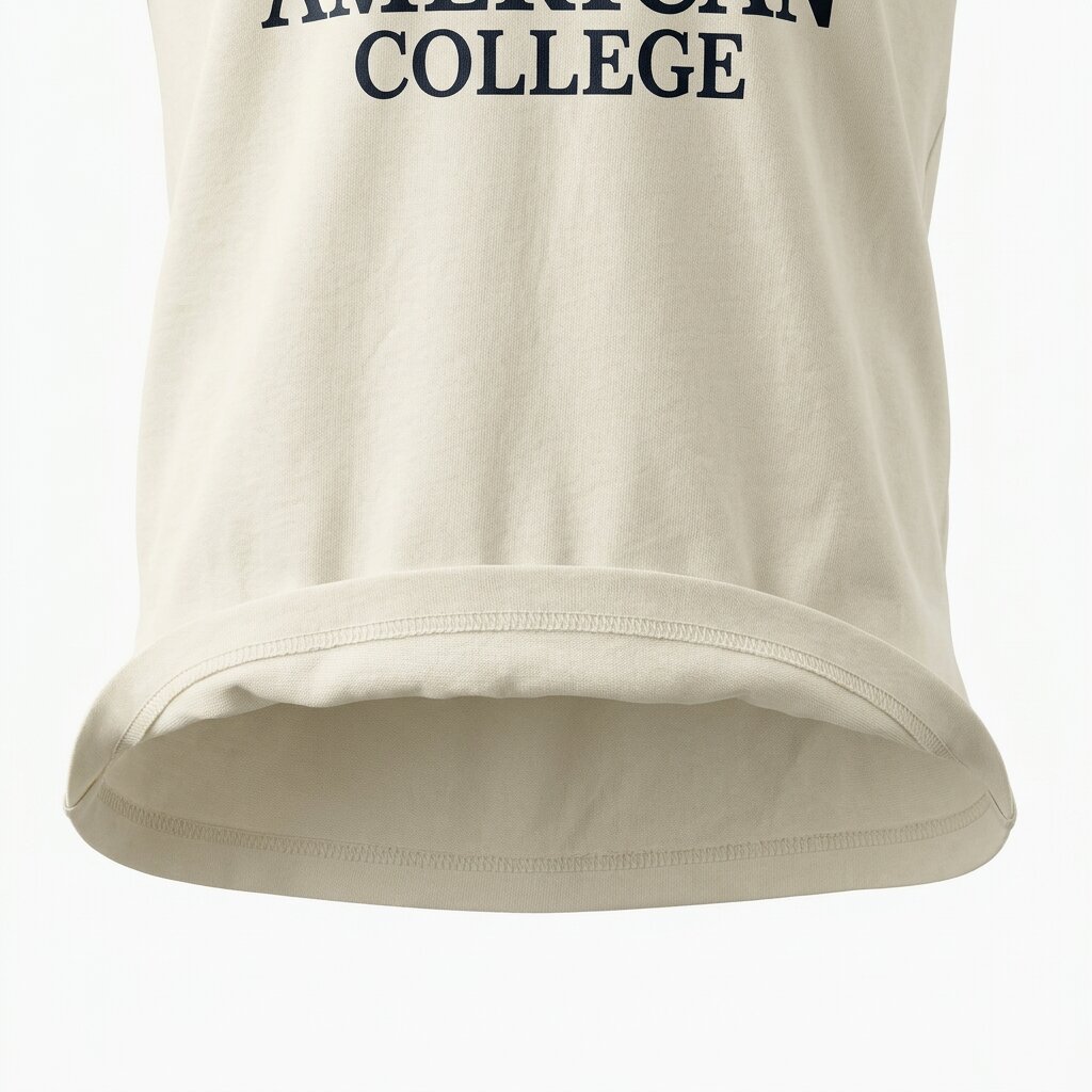 American College t-shirt pour Homme - TS260103-DK BEIGE