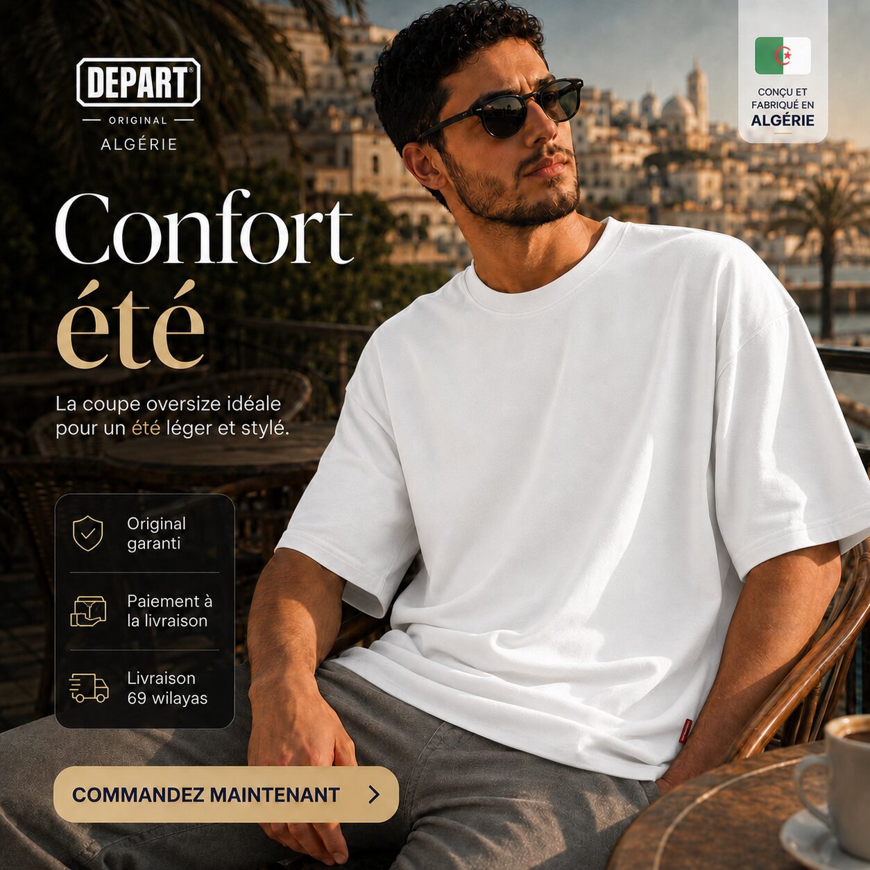 DEPART OVERSIZE T-SHIRT - MT340-G23-014062