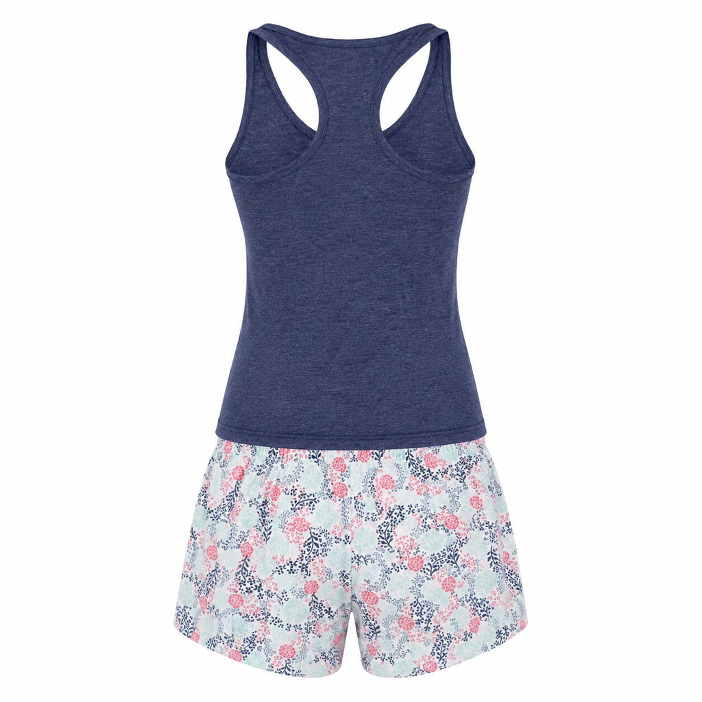 Pyjama d'Été Femme Bleu - P-BOULEVARD-GRIS