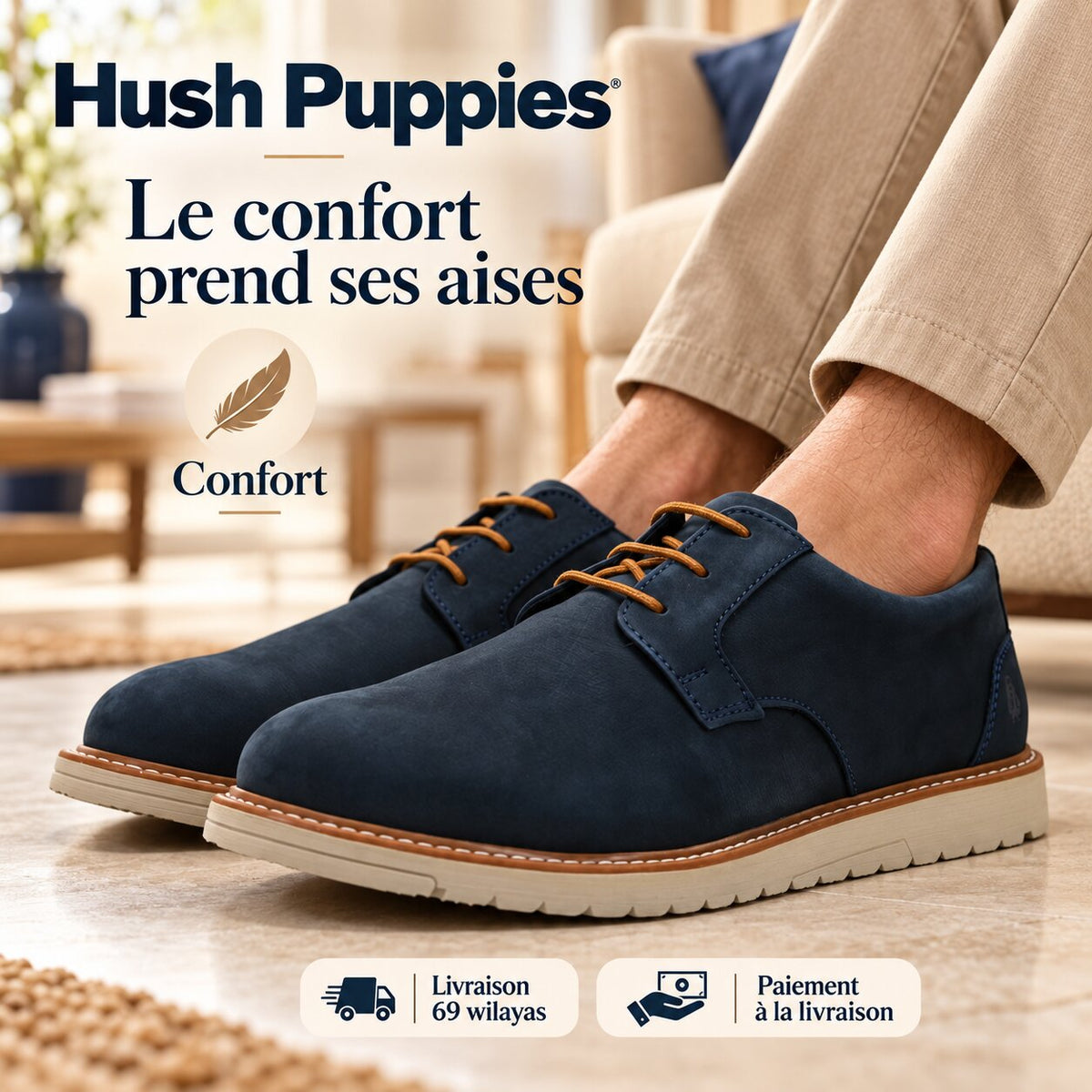 HUSH PUPPIES FOOTWEAR - HPM10744