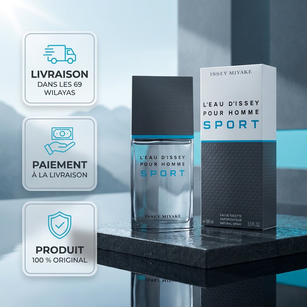 Issey Miyake L\'Eau d\'Issey Pour Homme Sport Eau de Toilette 100 ml - 3423474867158