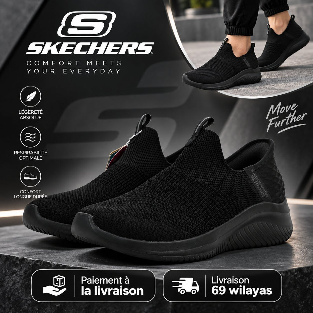 Skechers Ultra Flex 3.0 – Cozy Streak Slip-ins Sneakers - 149708-BBK