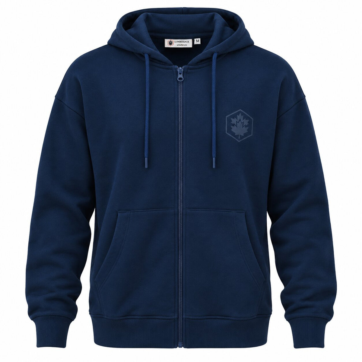 LUMBERJACK ZIP HOODIE - LBJ-00201-BLU