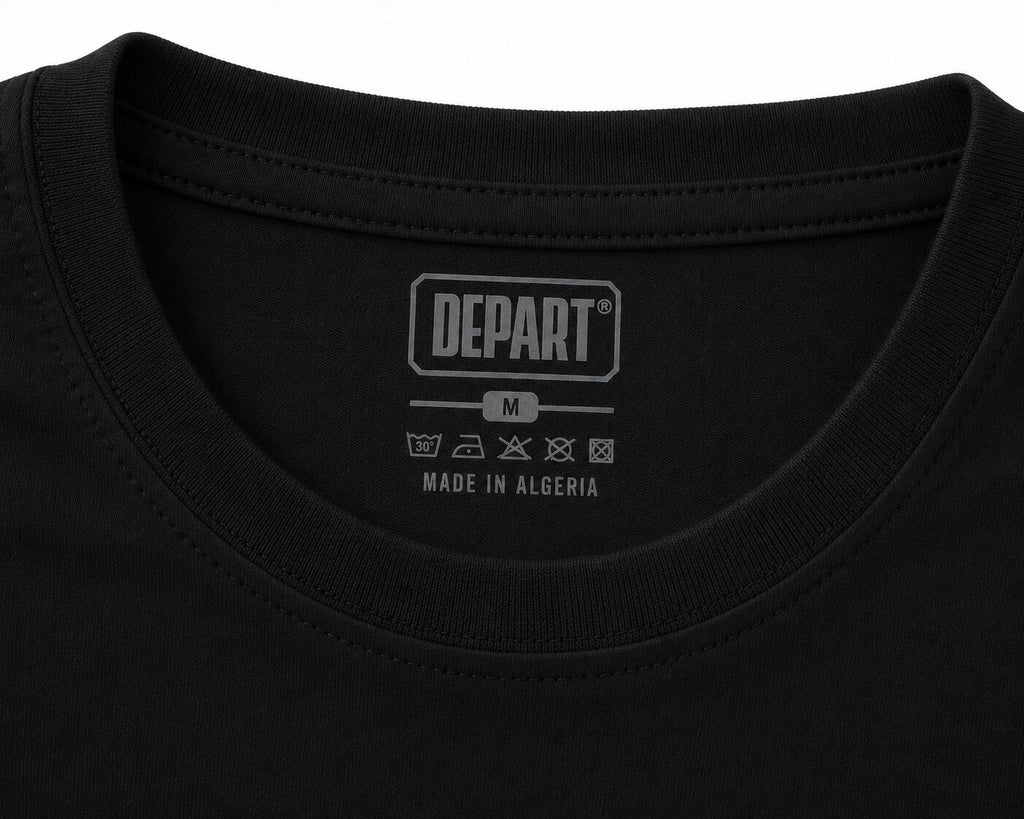 Départ Homme T-shirt Oversize Black - MT319-G23-014066
