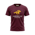 American College t-shirt pour Homme - TS260103-GRENAT