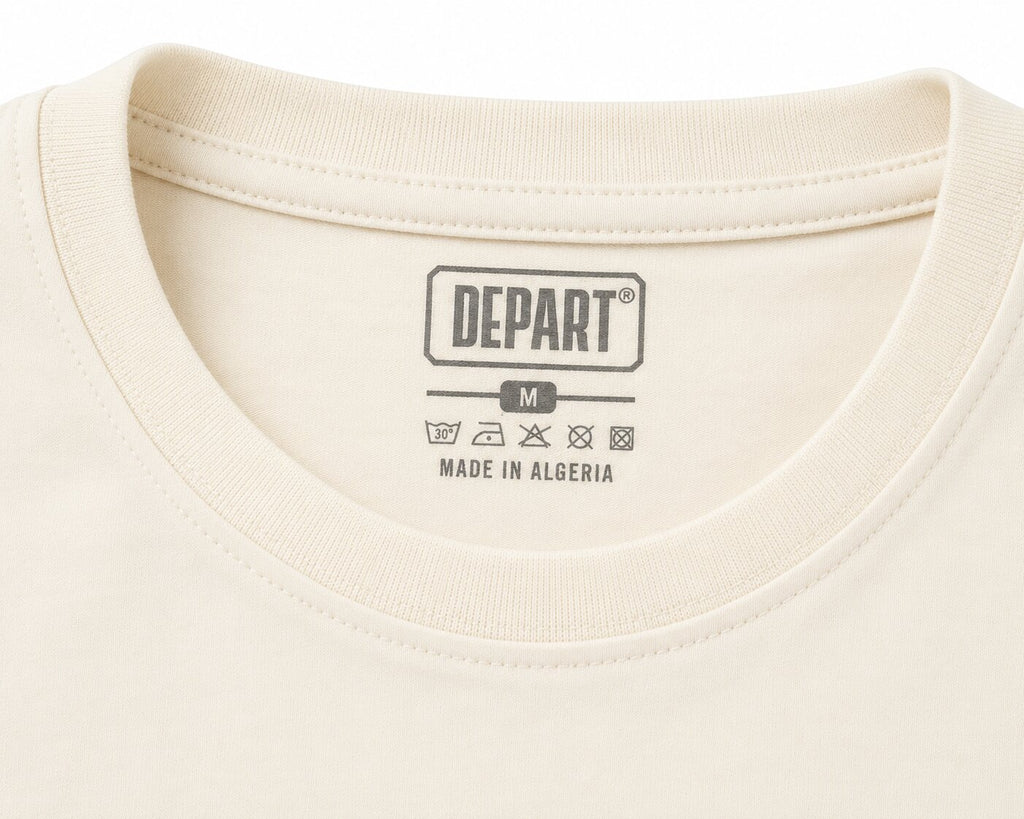 Départ Homme T-shirt Oversize-Beige - MT319-G23-014084