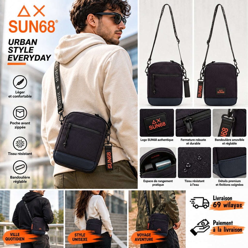 SUN68 Everyday Crossbody Bag - Y36102-07
